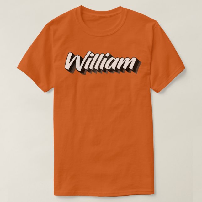 William My Name Is William 5 T-Shirt (Design Front)