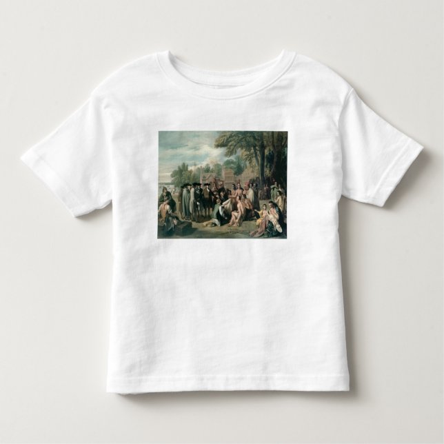 William Penn's Treaty with the Indians in Toddler T-Shirt (Front)