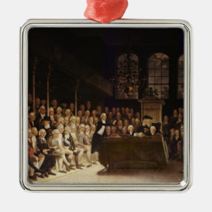 William Pitt addressing the House Metal Tree Decoration