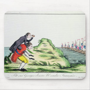 William Pitt Observing the French Squadron Mouse Pad