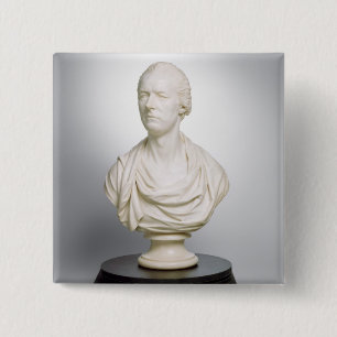 William Pitt the Younger (1759-1806) 1807 (marble) 15 Cm Square Badge