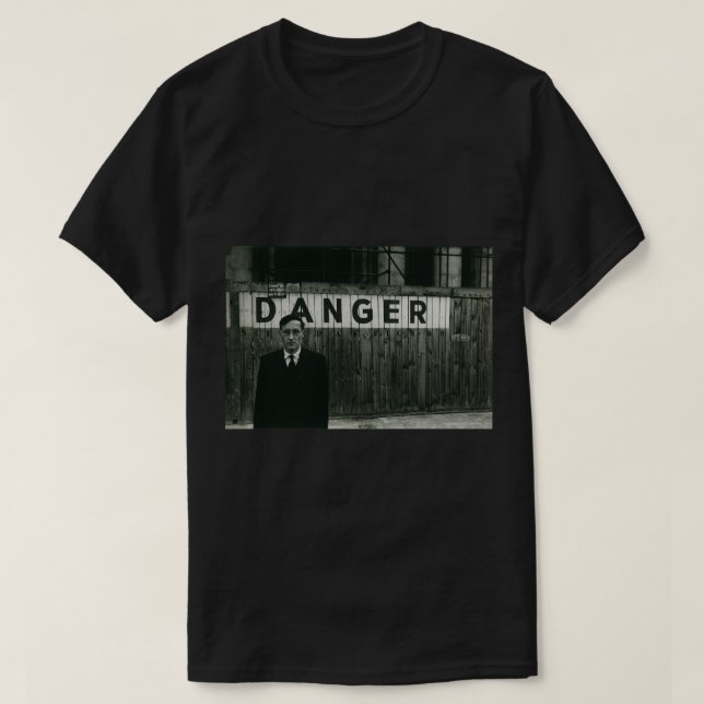 William S. Burroughs Photographic Print T-Shirt (Design Front)