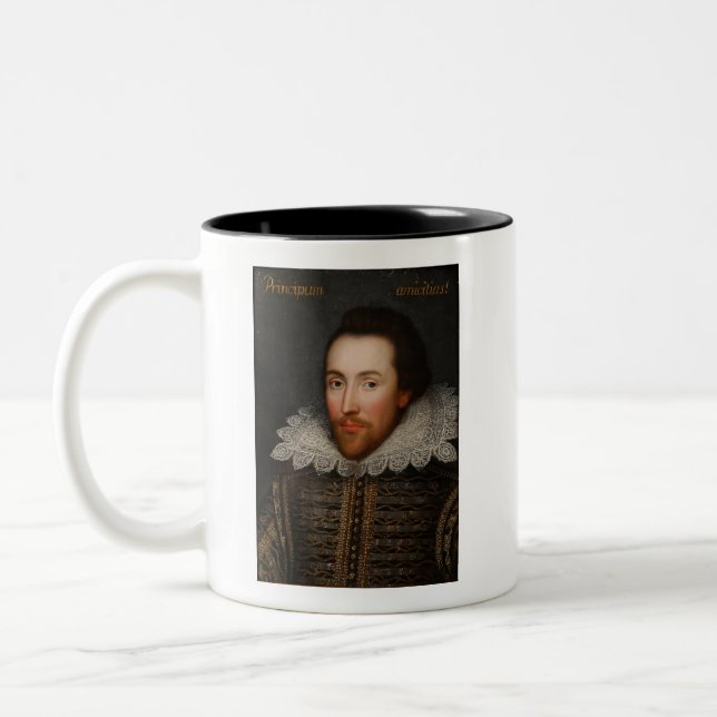 william-shakespeare-62936 Two-Tone coffee mug (Left)