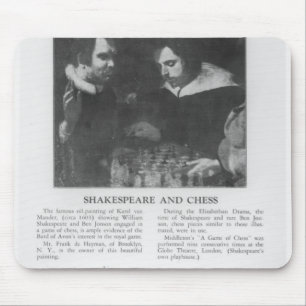 William Shakespeare and Ben Jonson Mouse Pad