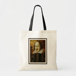 William Shakespeare Canvas Grocery Tote Bag