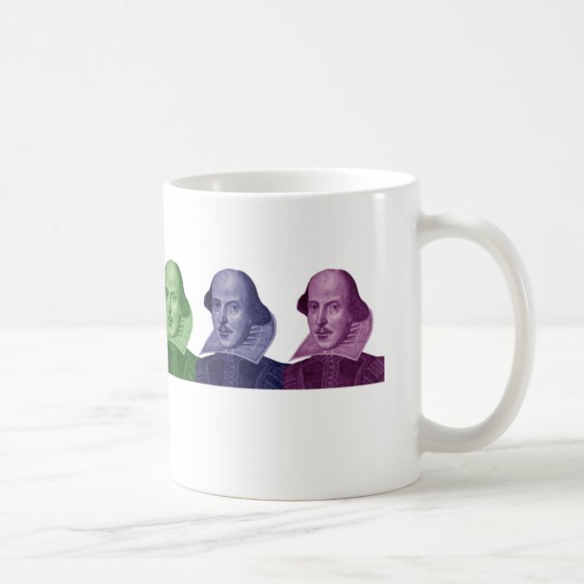 william shakespeare colour mug!! coffee mug (Right)