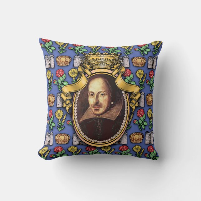 William Shakespeare Cushion (Front)
