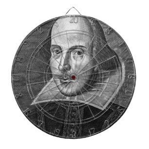 William Shakespeare Dartboard