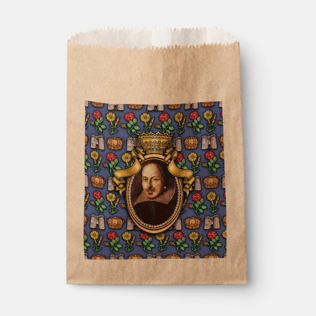 William Shakespeare Favour Bags (Front)