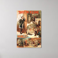 William Shakespeare "Hamlet" Theatre Poster