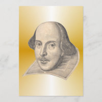 William Shakespeare Invitation