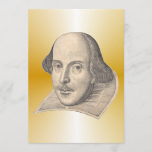 William Shakespeare Invitation