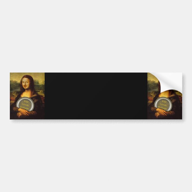 William Shakespeare Parody Bumper Sticker (Front)