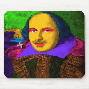 William Shakespeare Pop Art Mouse Pad