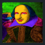 William Shakespeare Pop Art Poster<br><div class="desc">William Shakespeare (1564-1616) was an English poet,  playwright,  and actor,  
widely regarded as the greatest writer in the English language</div>