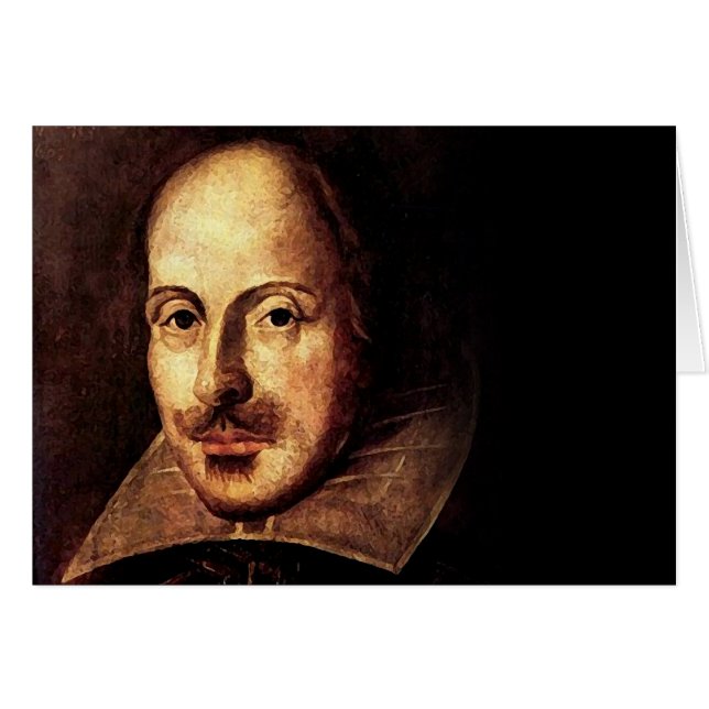 William Shakespeare Portrait (Front Horizontal)