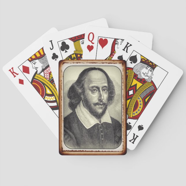 William Shakespeare Portrait Cards (Back)