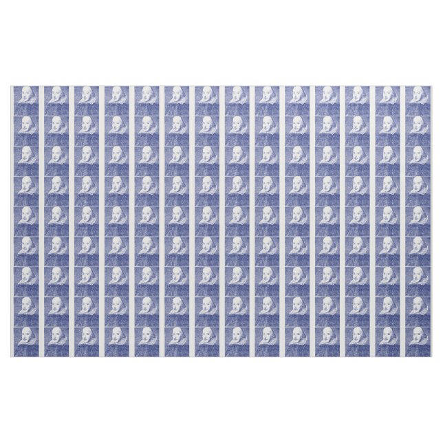 William Shakespeare Portrait First Folio Fabric (Yard)