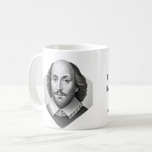 William Shakespeare portrait Hamlet illustration  Coffee Mug