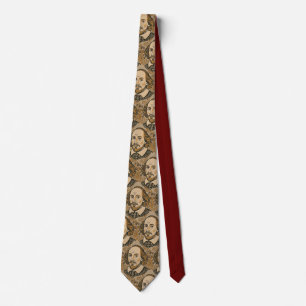 William Shakespeare portrait illustration London Tie