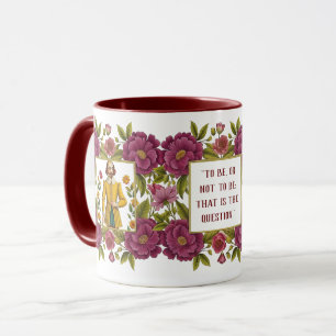 William Shakespeare portrait illustration To Be Or Mug