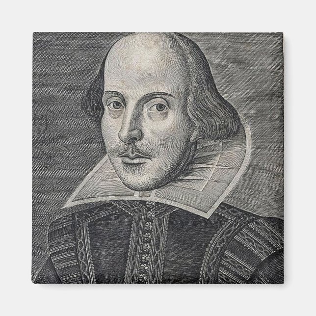 William Shakespeare Portrait Magnet (Front)