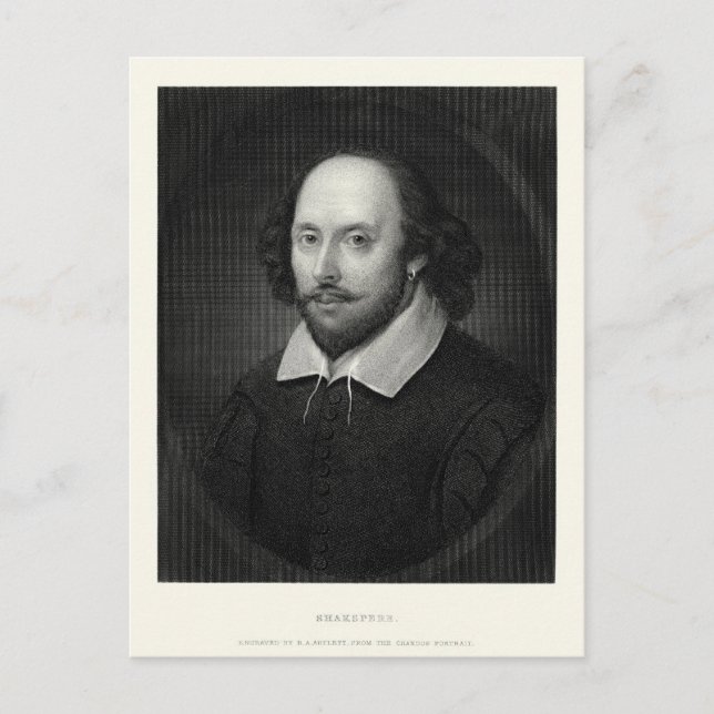 William Shakespeare Postcard (Front)