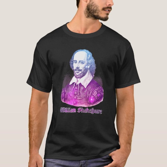 William Shakespeare Poster  Literature T-Shirt (Front)