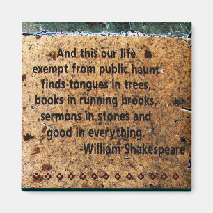 William Shakespeare Quote Magnet