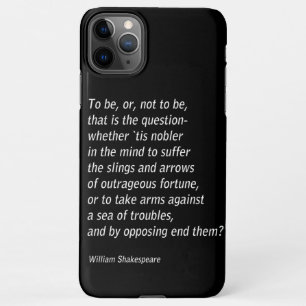 William Shakespeare`s Hamlet iPhone 11Pro Max Case