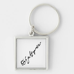 William Shakespeare signature Key Ring