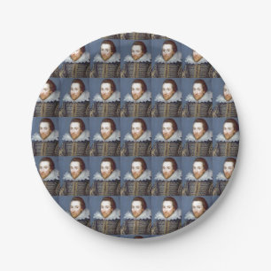 William Shakespeare Theme Paper Plates