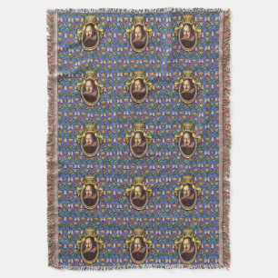 William Shakespeare Throw Blanket