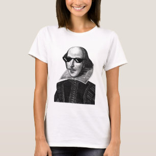 William Shakespeare With Shades Women's  T-Shirt