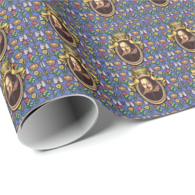 William Shakespeare Wrapping Paper (Roll Corner)