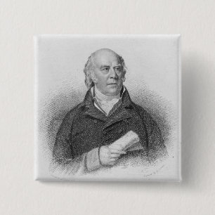 William Sharp, engraved by J. Thomson 15 Cm Square Badge