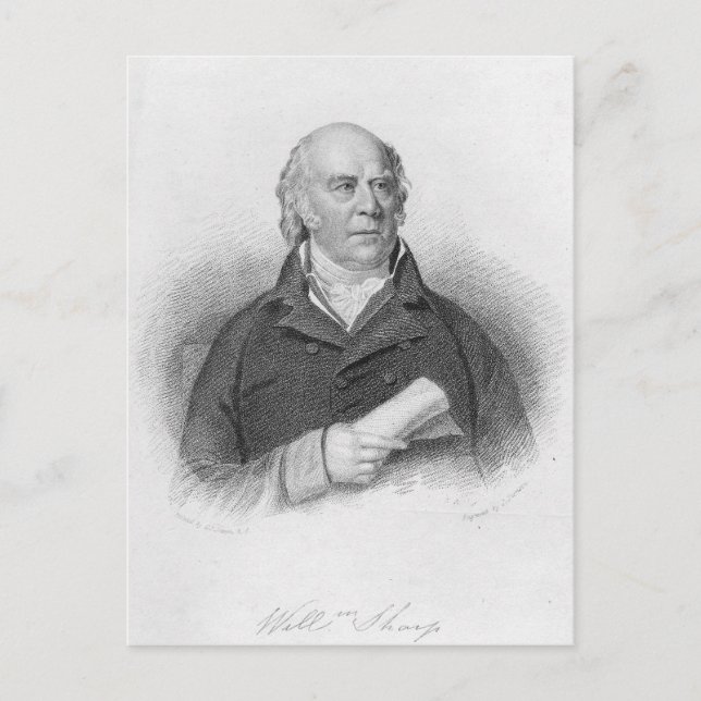William Sharp, engraved by J. Thomson Postcard (Front)