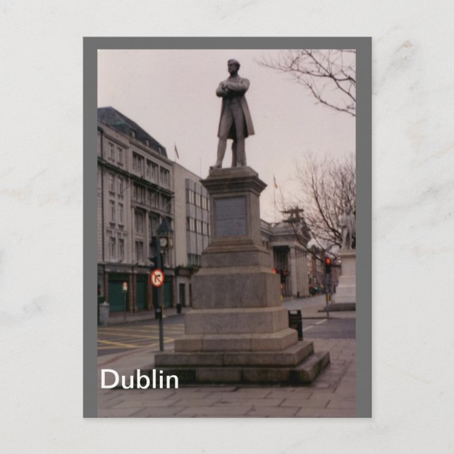 William Smith O'Brien Monument, Dublin, Ireland Postcard (Front)