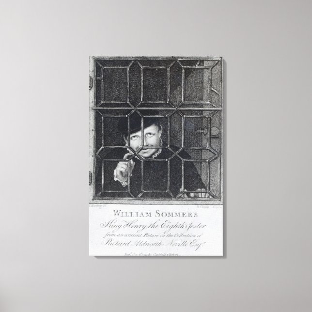 William Sommers, engraved by R. Clamp, 1794 Canvas Print (Front)