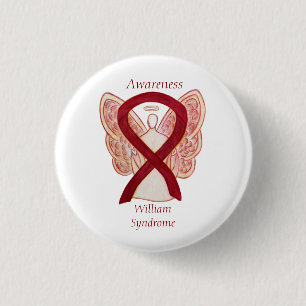 William Syndrome Angel Awareness Ribbon Pins