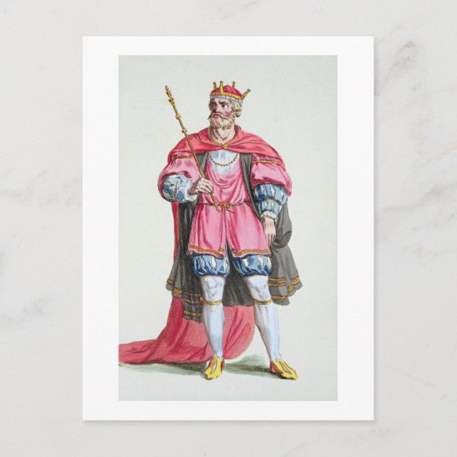 William the Conqueror (1027-87), from 'Receuil des Postcard (Front)