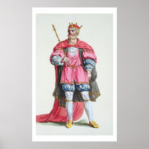 William the Conqueror (1027-87), from 'Receuil des Poster