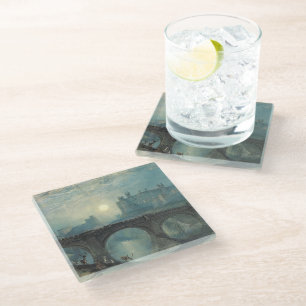 William Turner Alnwick Castle  Glass Coaster