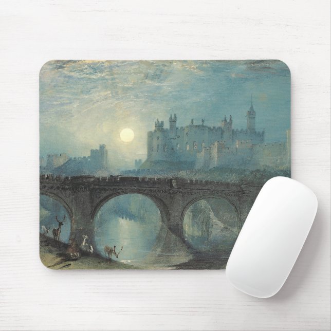 William Turner Alnwick Castle  Mouse Pad (With Mouse)