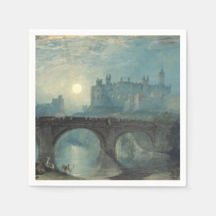 William Turner Alnwick Castle  Napkin