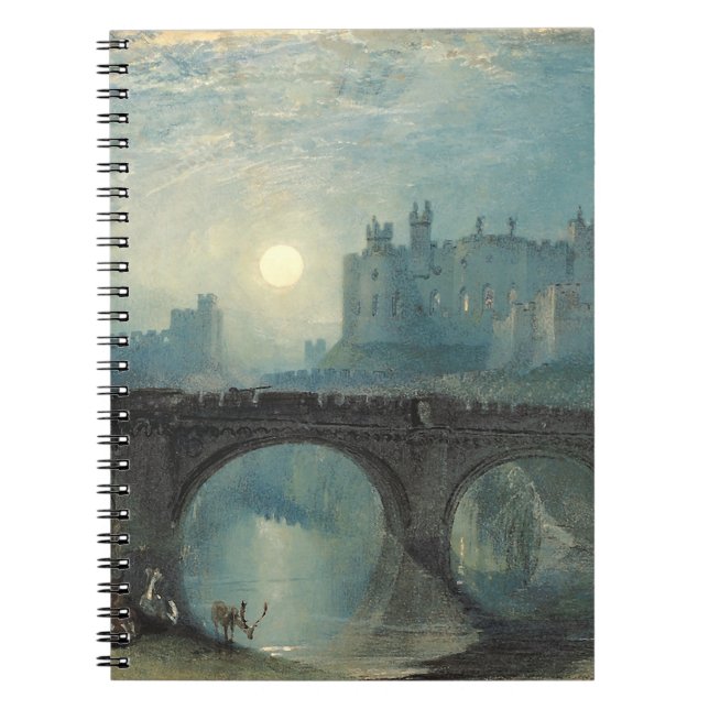 William Turner Alnwick Castle  Notebook (Front)