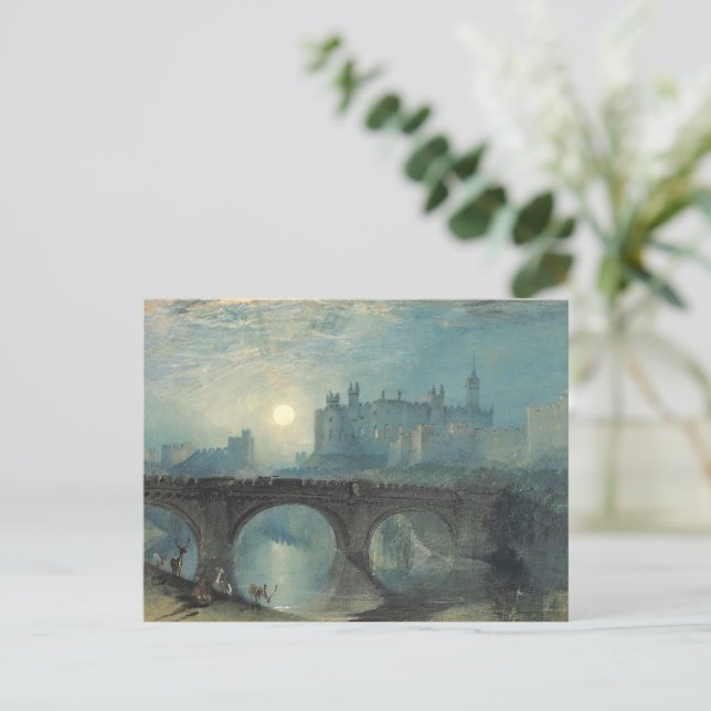 William Turner Alnwick Castle  Postcard (Standing Front)