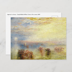 William Turner - Approach to Venice Postcard