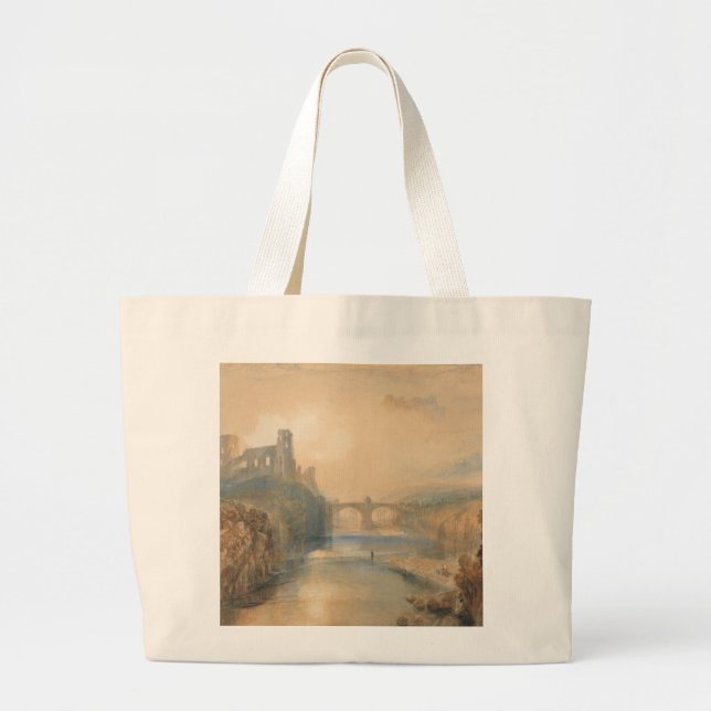 William Turner Barnard Castle  Large Tote Bag (Front)