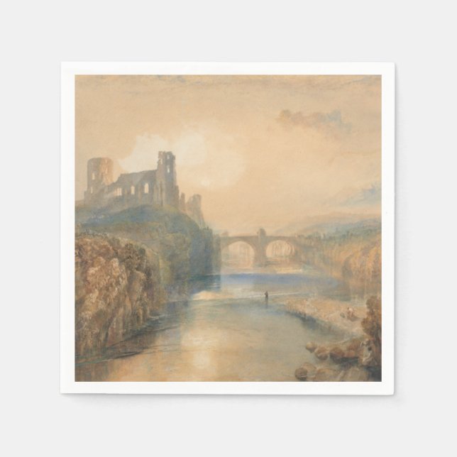 William Turner Barnard Castle  Napkin (Front)